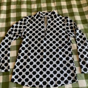 1/4 zip printed golf pickleball layer